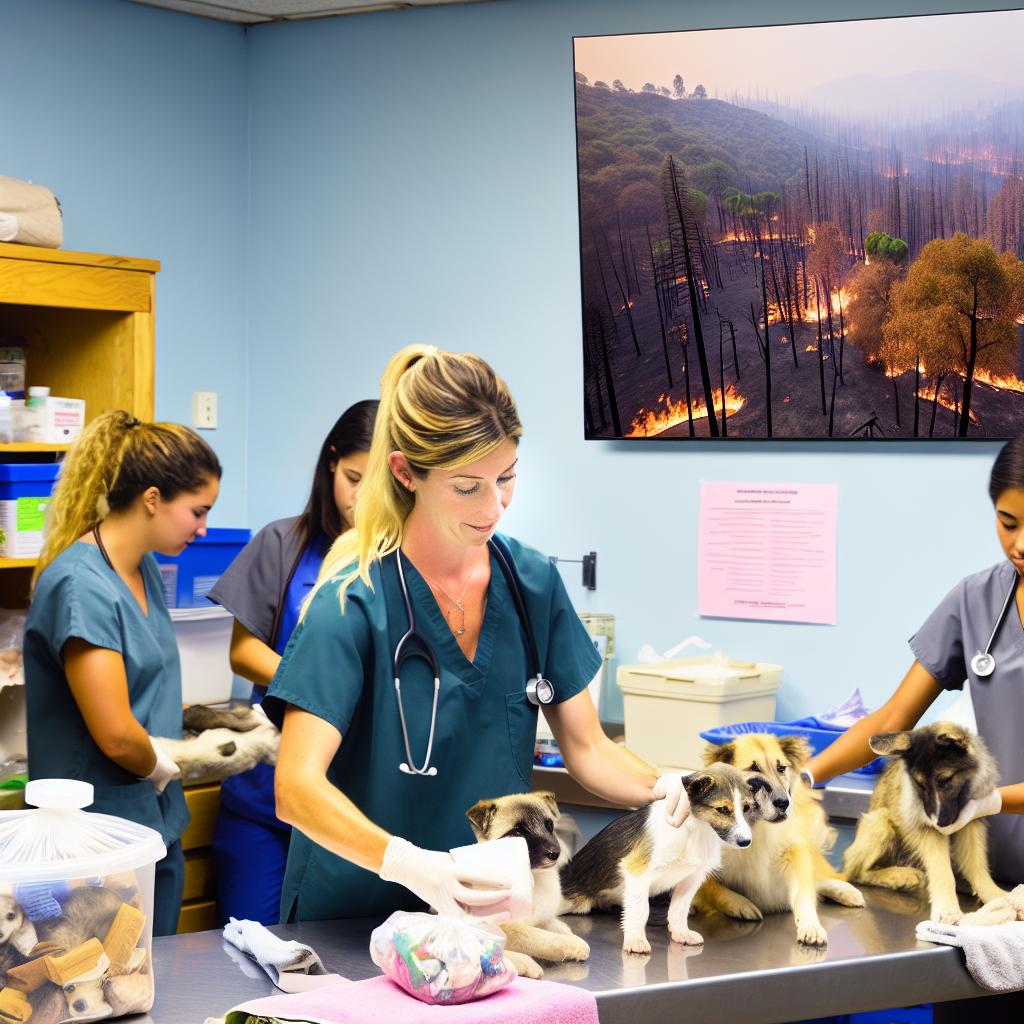 “Hero Vet Leads Pet Rescue Amid SoCal Wildfires”